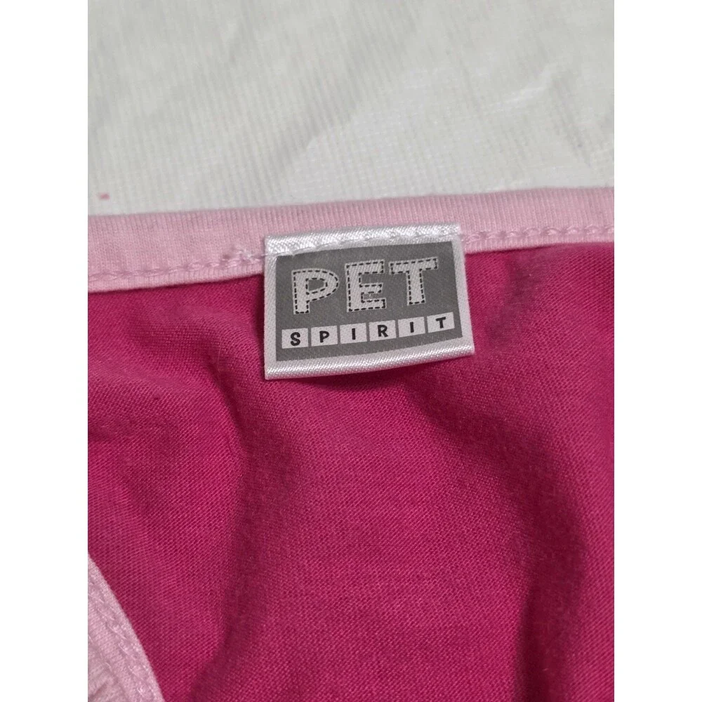 Pet Spirit Pink & Light Pink Dog Outfit Size Med